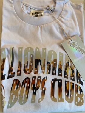 Billionaire Boys Club White Short Sleeve Skyline Reflection Tee